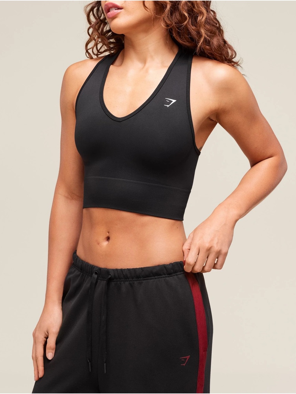Gymshark • Everyday Seamless Longline Crop Sports Bra • M
